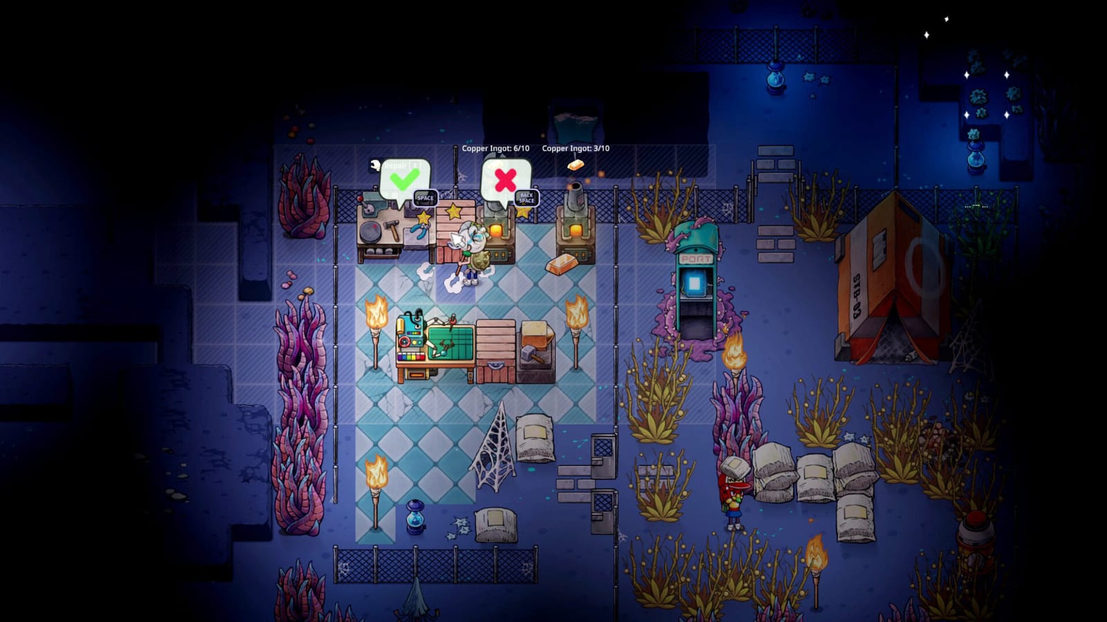 Wonderia-Screenshot der Erkundung einer Alien-Landschaft